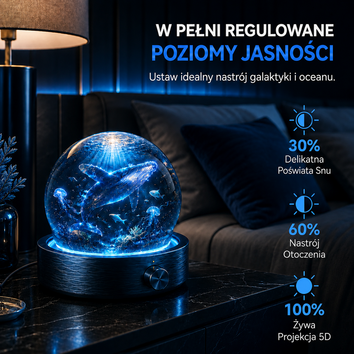BVJ® 2026 PRO MAX 5D inteligentny projektor światła 🌎 Stwórz ponad 100 wciągających światów z kontrolą Bluetooth i efektami dźwiękowymi