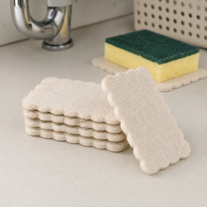 Scalloped Absorbent Sink Mats