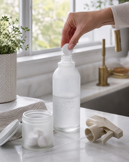 Dissolvable Cleaning Spray Tablets