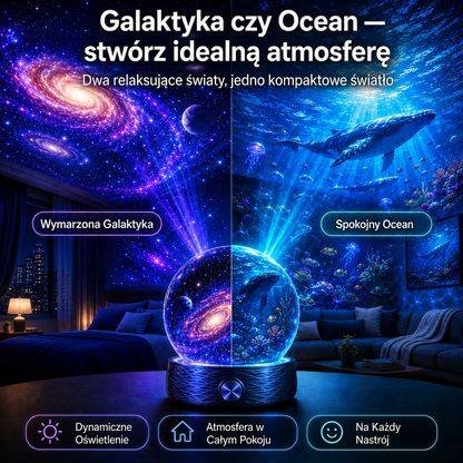 BVJ® 2026 PRO MAX 5D inteligentny projektor światła 🌎 Stwórz ponad 100 wciągających światów z kontrolą Bluetooth i efektami dźwiękowymi