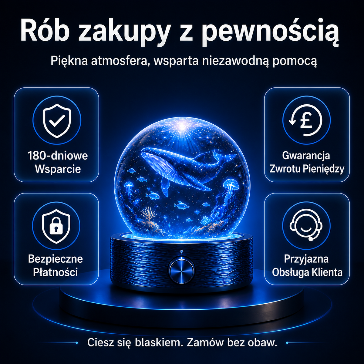 BVJ® 2026 PRO MAX 5D inteligentny projektor światła 🌎 Stwórz ponad 100 wciągających światów z kontrolą Bluetooth i efektami dźwiękowymi