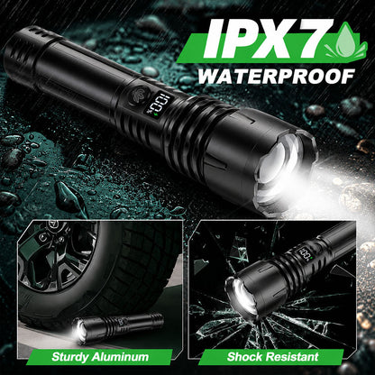 Billhol® 💥Super Bright Ultimate Tactical Survival Flashlight · 2M+ SOLD · 80X Brighter ·120H Runtime · Military COB LED Tech💥